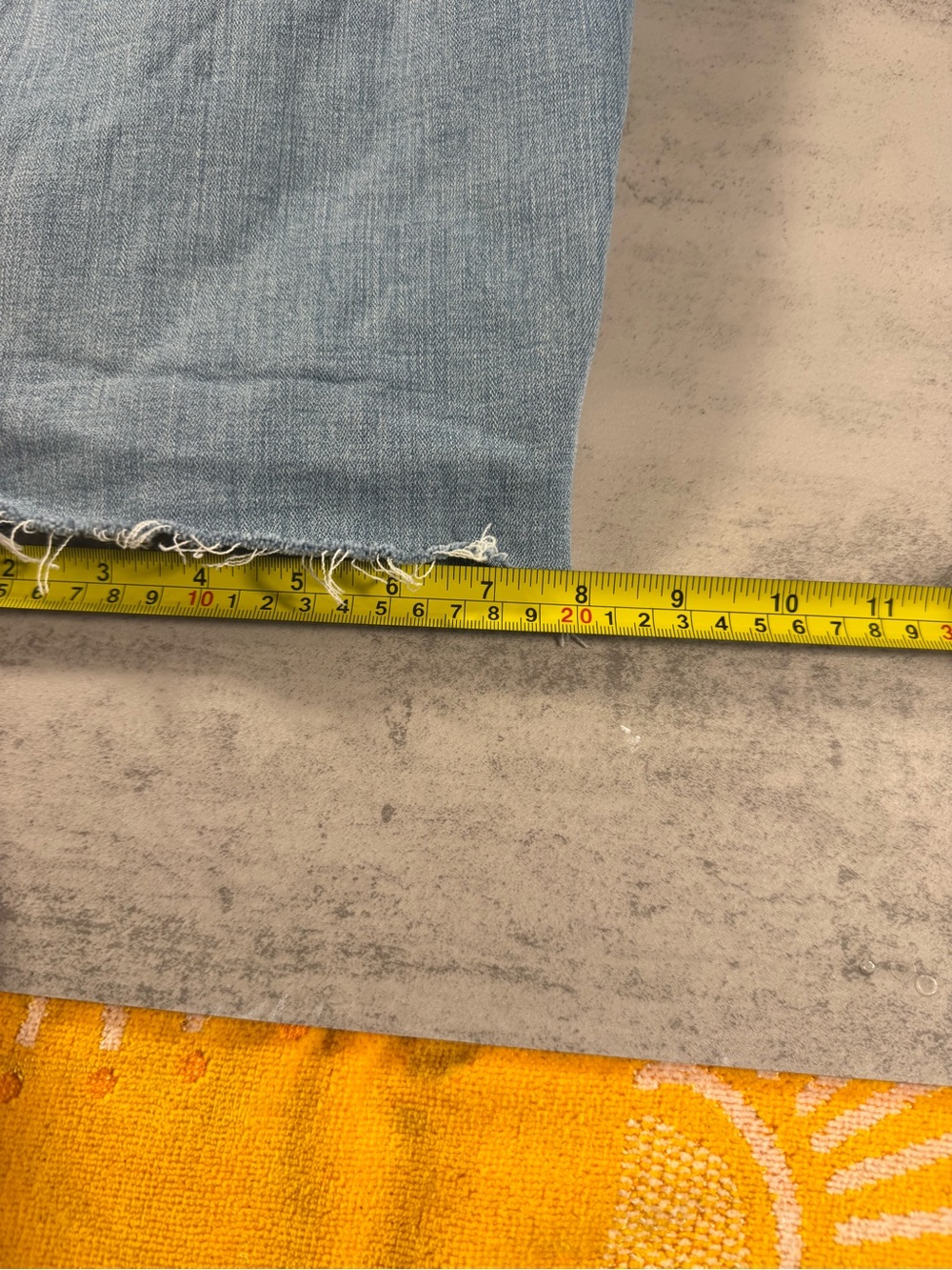 Levi's light blue high-rise straight crop jean shorts - Picture 4 of 5